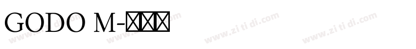 GODO M字体转换